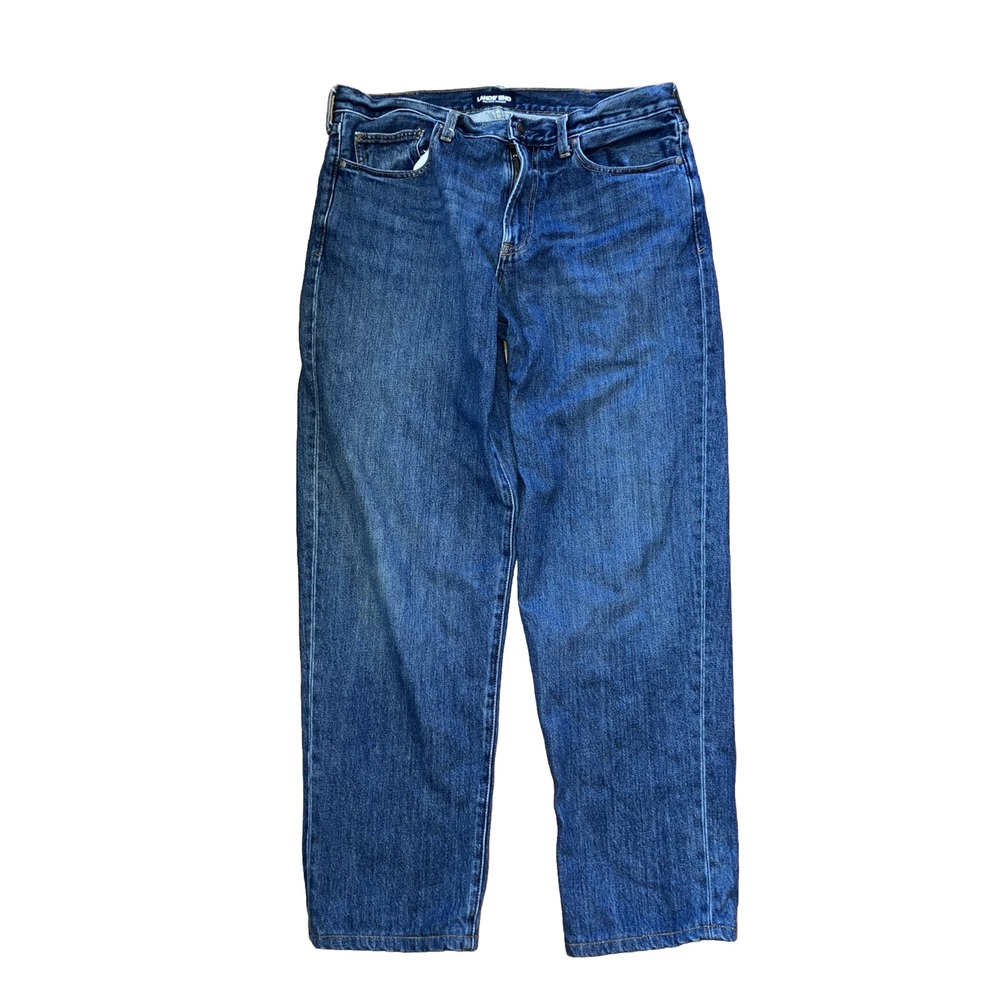 Lands End Jeans Mens Size 35 Blue Square Rigger
